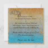 Fairy Tale Castle Red de datum Kaart (Voorkant)