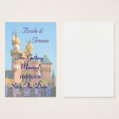 Fairy Tale Castle Red de datum Kaart (Voorkant /achterkant)