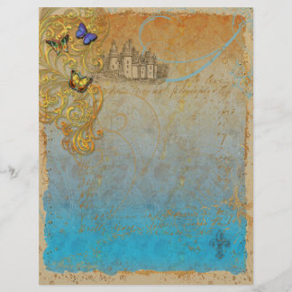 Fairy Tale Castle Stationery Letterhead