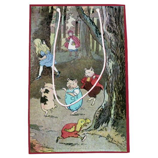 Fairy Tale Characters  Scene Medium Cadeauzakje (Voorkant)