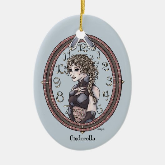 Fairy Tale "Cinderella" Fantasy Art Ornament #1 (Voorkant)