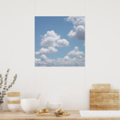 Fairy Tale Clouds Poster (Keuken)