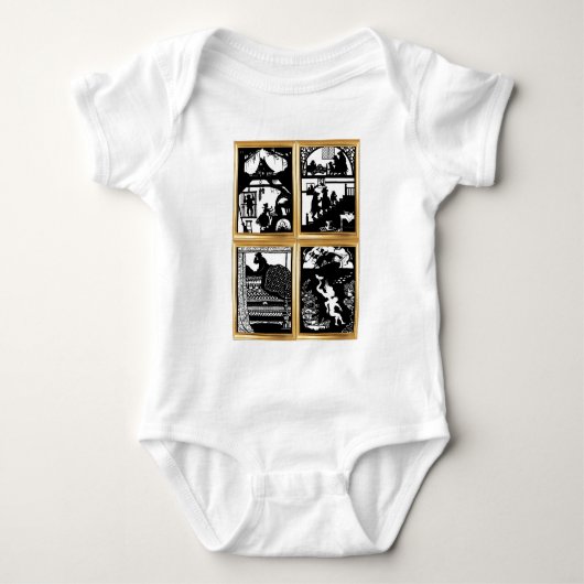 Fairy Tale Collectie Baby Bodysuit (Voorkant)