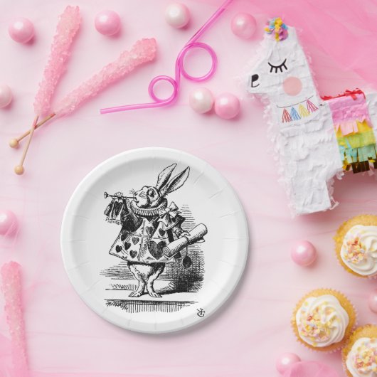 Fairy tale cube – Alice in Wonderland – Märchen Papieren Bordje (Feest)