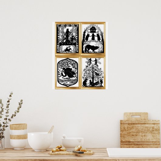 Fairy Tale Designs Collectie Poster (Keuken)