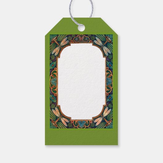 Fairy Tale Dragonfly Cadeaulabel (Achterkant)