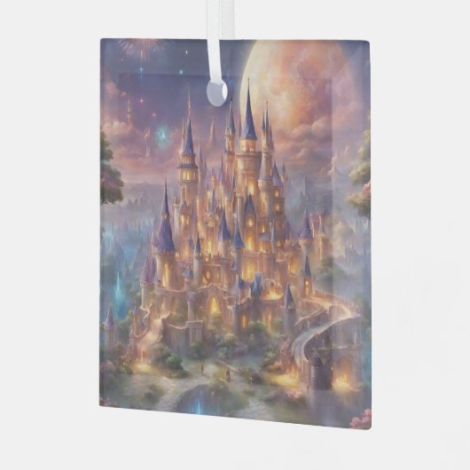 Fairy Tale Dreams Glas Ornament (Voorkant links)