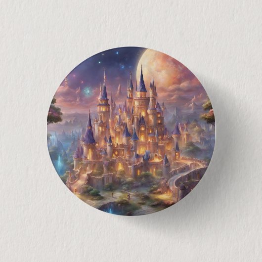 Fairy Tale Dreams Ronde Button 3,2 Cm (Voorkant)
