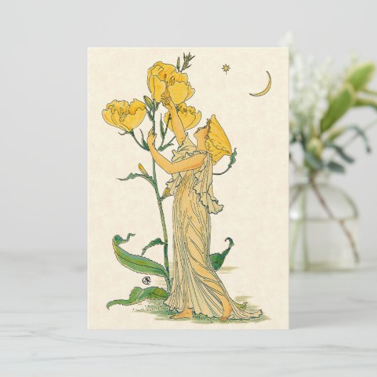Fairy Tale, Evening Primrose, Walter Crane (Staand voorkant)