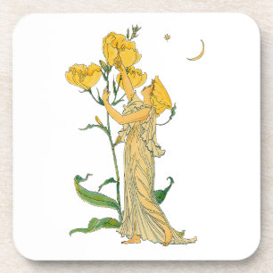  Fairy Tale, Evening Primrose, Walter Crane Bier Onderzetter