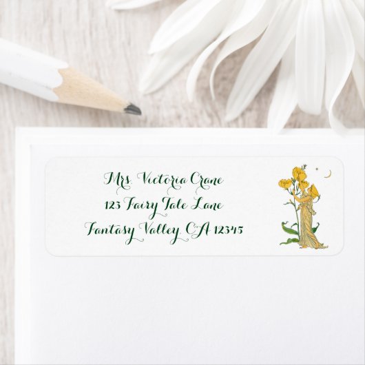 Fairy Tale, Evening Primrose, Walter Crane Etiket (Insitu)