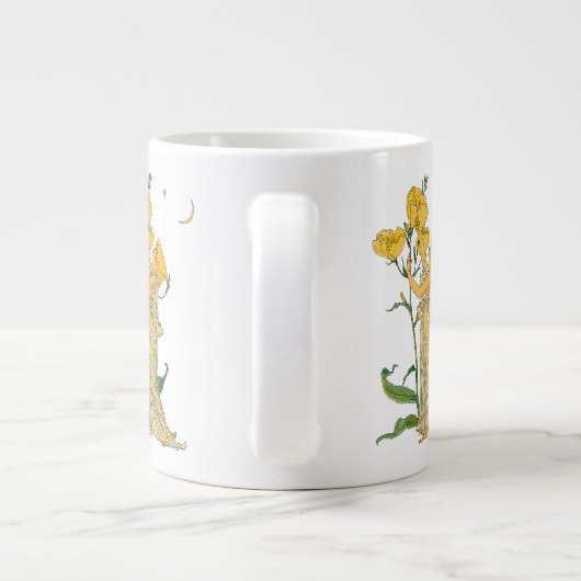  Fairy Tale, Evening Primrose, Walter Crane Grote Koffiekop (Achterkant)