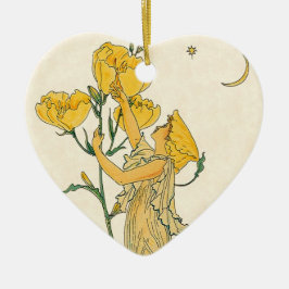  Fairy Tale, Evening Primrose, Walter Crane Keramisch Ornament