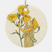  Fairy Tale, Evening Primrose, Walter Crane Keramisch Ornament (Achterkant)