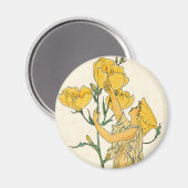 Fairy Tale, Evening Primrose, Walter Crane Magneet (Voorkant / Achterkant)