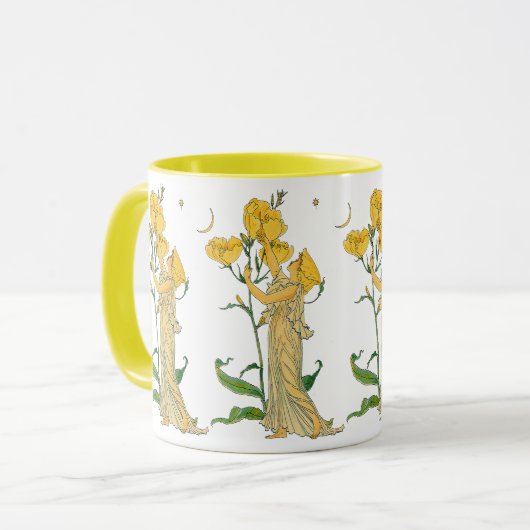 Fairy Tale, Evening Primrose, Walter Crane Mok (Voorkant links)