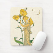  Fairy Tale, Evening Primrose, Walter Crane Muismat (Met muis)