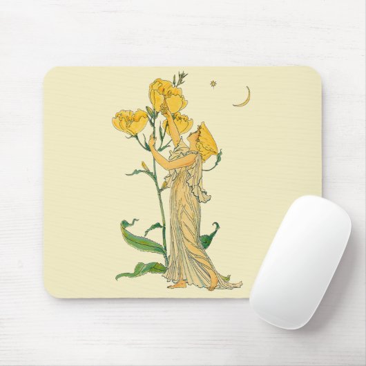 Fairy Tale, Evening Primrose, Walter Crane Muismat (Met muis)