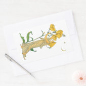 Fairy Tale, Evening Primrose, Walter Crane Rechthoekige Sticker (Envelop)
