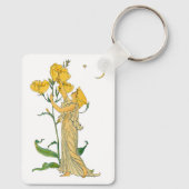 Fairy Tale, Evening Primrose, Walter Crane Sleutelhanger (Achterkant)