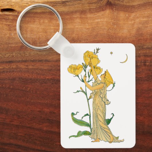  Fairy Tale, Evening Primrose, Walter Crane Sleutelhanger (Voorkant)