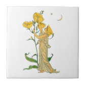  Fairy Tale, Evening Primrose, Walter Crane Tegeltje (Voorkant)