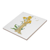  Fairy Tale, Evening Primrose, Walter Crane Tegeltje (Zijkant)