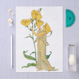  Fairy Tale, Evening Primrose, Walter Crane Tissuepapier