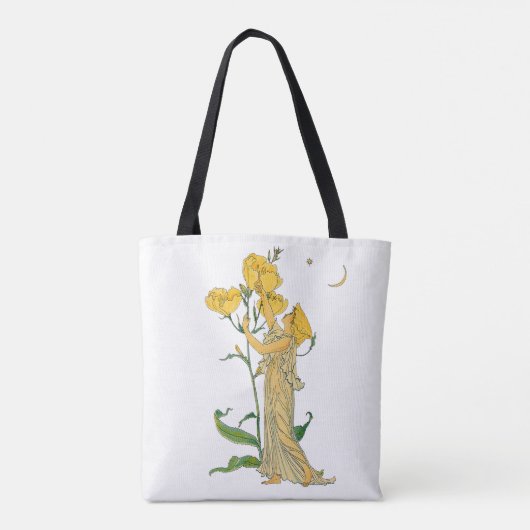  Fairy Tale, Evening Primrose, Walter Crane Tote Bag (Achterkant)