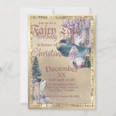 Fairy Tale Fairies Crystal Ball on Gold Kaart (Voorkant)