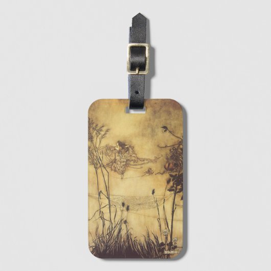 Fairy Tale, Fairy's Tightrope van Rackham Bagagelabel (Voorkant (verticaal))