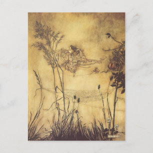 Fairy Tale, Fairy's Tightrope van Rackham Briefkaart