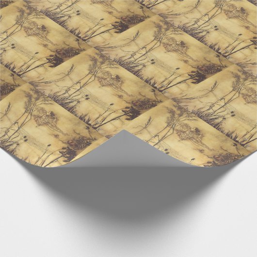  Fairy Tale, Fairy's Tightrope van Rackham Cadeaupapier (Hoek)