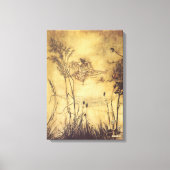  Fairy Tale, Fairy's Tightrope van Rackham Canvas Afdruk (Voorkant)