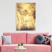  Fairy Tale, Fairy's Tightrope van Rackham Canvas Afdruk (Insitu (Woonkamer))