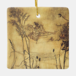  Fairy Tale, Fairy's Tightrope van Rackham Keramisch Ornament