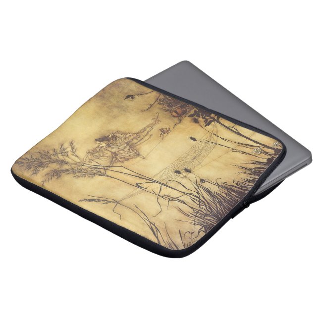  Fairy Tale, Fairy's Tightrope van Rackham Laptop Sleeve (Voorkant top)