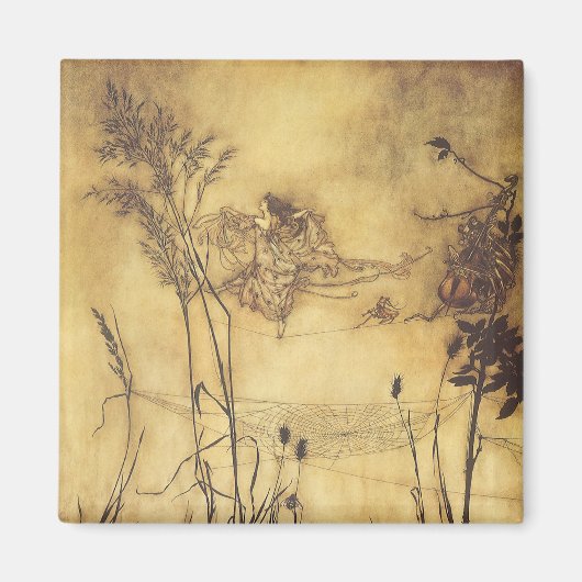 Fairy Tale, Fairy's Tightrope van Rackham Magneet (Voorkant)