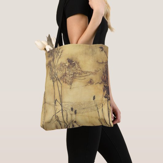  Fairy Tale, Fairy's Tightrope van Rackham Tote Bag (Dichtbij)