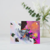 Fairy Tale Fantasy Light of Hope winter droomkunst Feestdagenkaart (Staand voorkant)