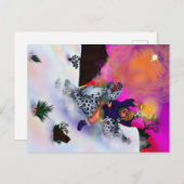 Fairy Tale Fantasy Light of Hope winter droomkunst Feestdagenkaart (Voorkant / Achterkant)