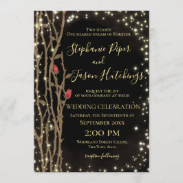 Fairy Tale Forest Wedding Kaart