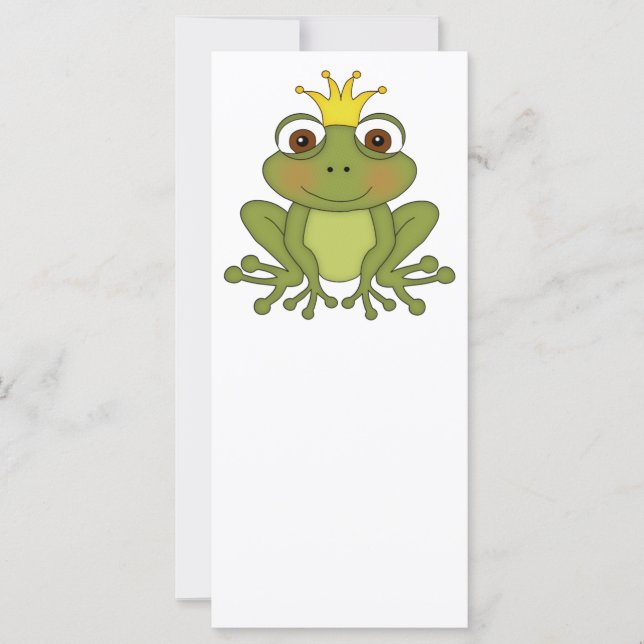 Fairy Tale Frog Prince with Crown (Voorkant)