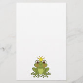 Fairy Tale Frog Prince with Crown Briefpapier (Voorkant)
