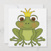 Fairy Tale Frog Prince with Crown Kaart (Voorkant)