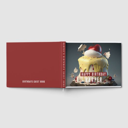 Fairy Tale Geïnspireerd Verjaardag Guest Book Gastenboek (Volledig)