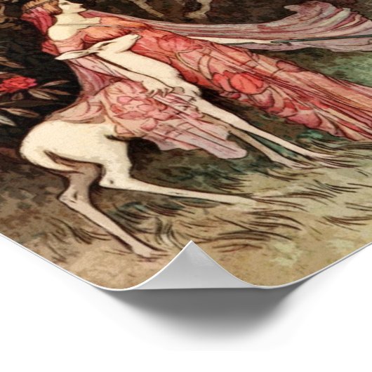  Fairy Tale Illustratie Poster (Hoek)