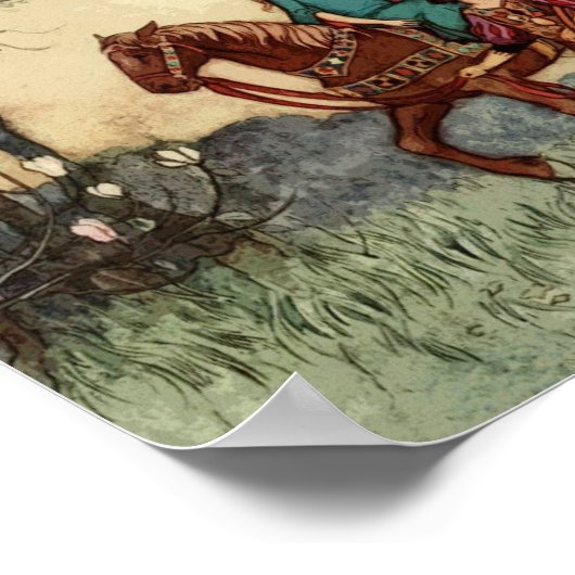  Fairy Tale Illustratie Poster (Hoek)