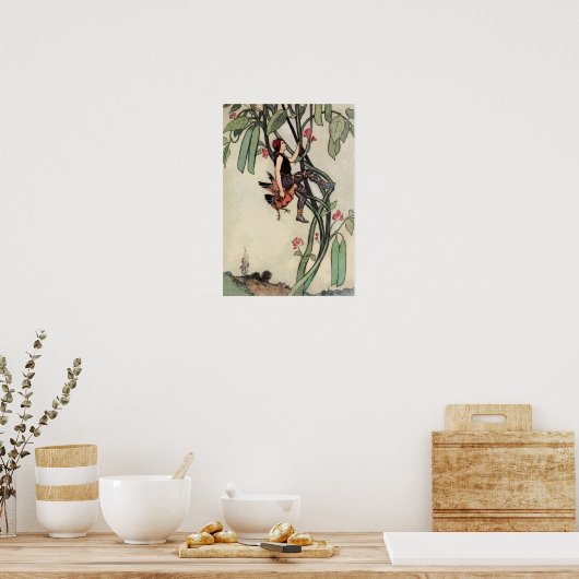  Fairy Tale Illustratie Poster (Keuken)