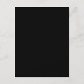 Fairy Tale in Black Enclosure Card Informatiekaartje (Achterkant)